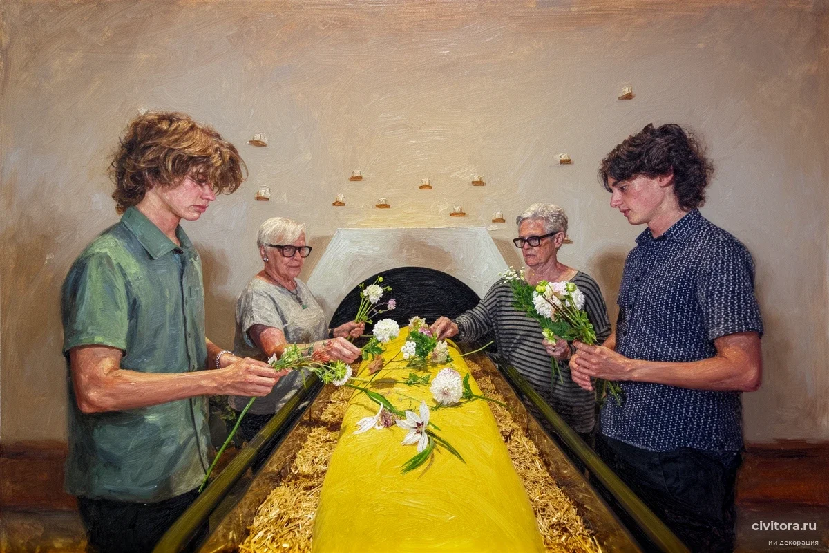 40 дней в коконе: почему европейцы начали превращать тела умерших в садовую землю