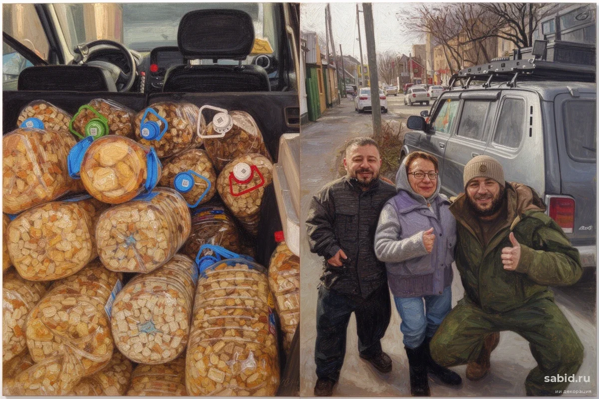 Ростовская пара ростом с первоклассников нашла способ снабжать передовую СВО